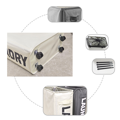 laundry hamper with wheels-2